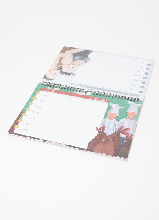 Bekking & Blitz Judith Stam Familiekalender 2023  - voorkant 2 multicolor