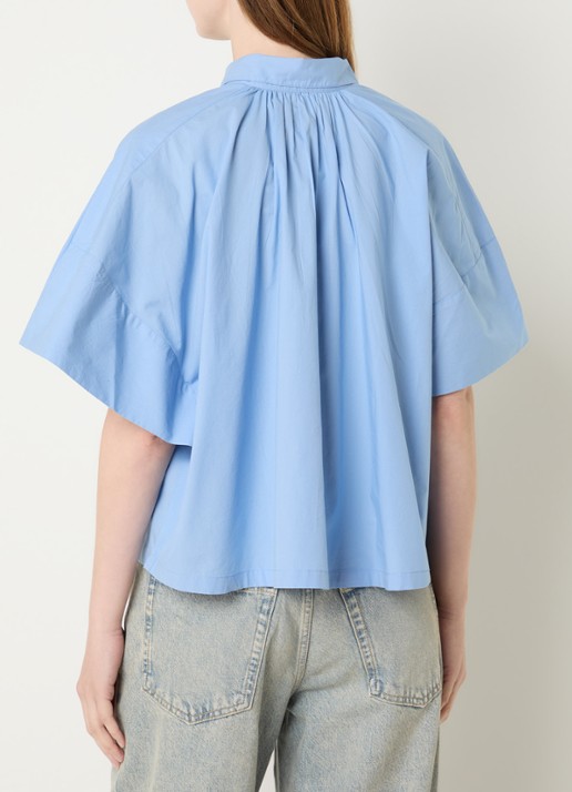 Bellerose Cair tuniek met vlindermouw - achterkant 4 blauwgrijs