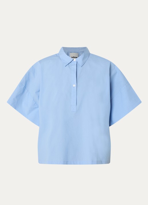 Bellerose Cair tuniek met vlindermouw - voorkant 2 blauwgrijs