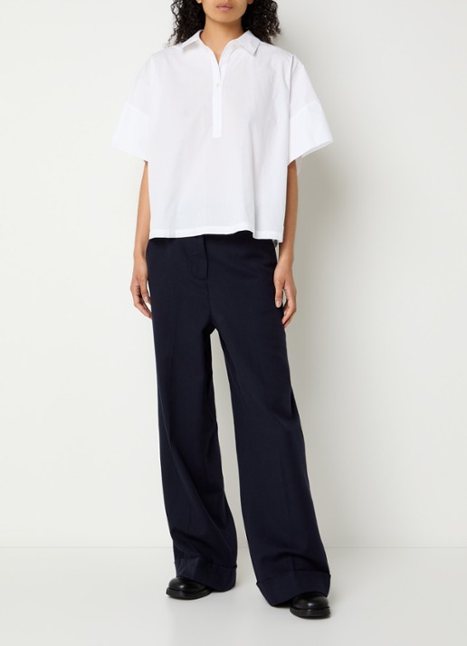 Bellerose Cairn oversized tuniek - voorkant 3 wit