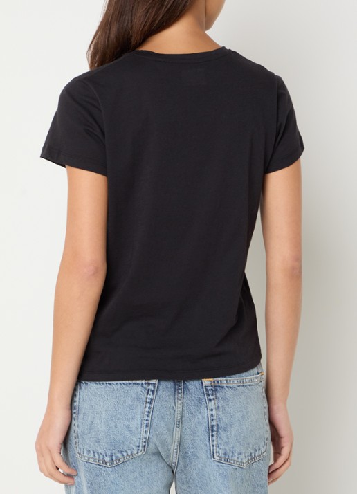 Bellerose Covi T-shirt met ronde hals - achterkant 3 zwart