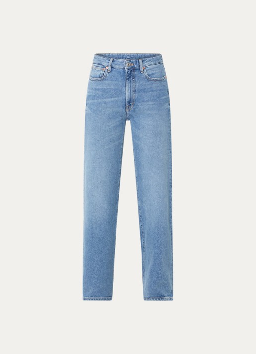 Bellerose Covi T-shirt met ronde hals - voorkant 3 gebroken wit