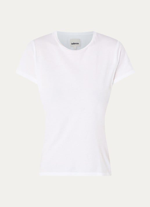 Bellerose Covi T-shirt met ronde hals - voorkant 2 wit