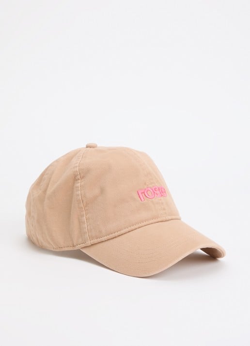 Bellerose Dacor pet met logoborduring - voorkant abrikoos