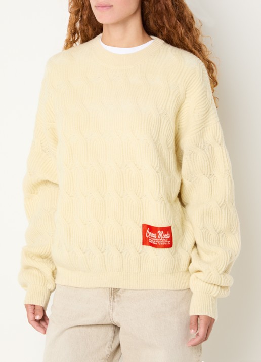 Bellerose Dole grofgebreide trui van wol