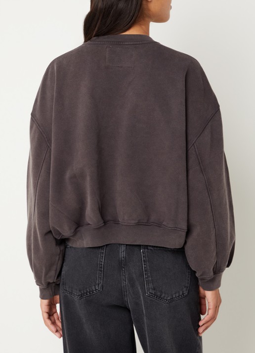 Bellerose Fancy sweater met ballonmouw - achterkant 2 taupe
