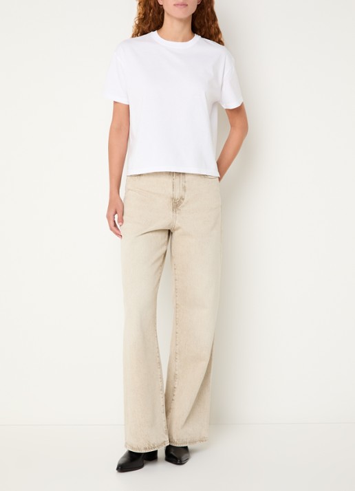 Bellerose Felio T-shirt met ronde hals - voorkant 3 wit