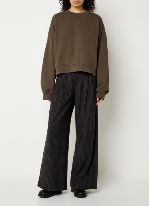 Bellerose Ferno sweater met ronde hals - voorkant 3 bruin