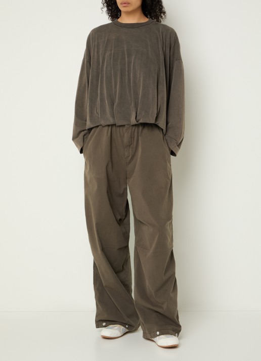 Bellerose Flames longsleeve met ronde hals - voorkant 3 bruin