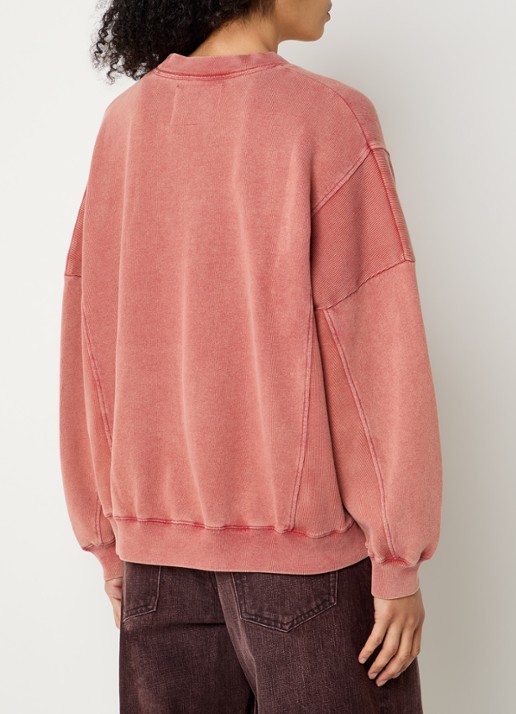 Bellerose Flipos sweater met ronde hals - achterkant 2 donkerblauw