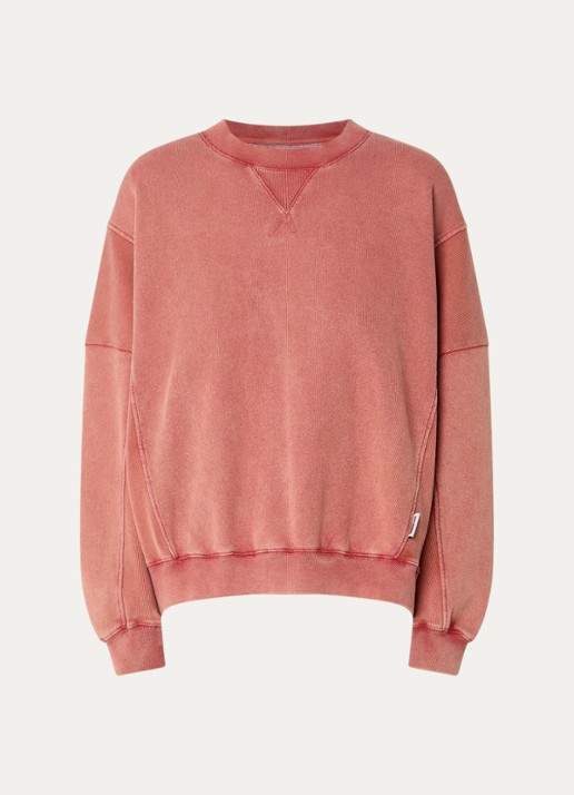 Bellerose Flipos sweater met ronde hals - voorkant 3 donkerblauw