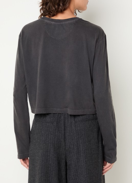 Bellerose Fuele long sleeve met ronde hals - achterkant 2 zwart