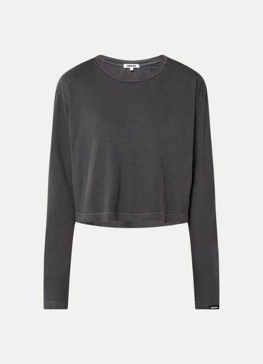 Bellerose Fuele long sleeve met ronde hals - voorkant 3 zwart