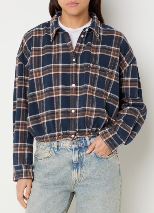 Bellerose Gemma blouse met ruitdessin