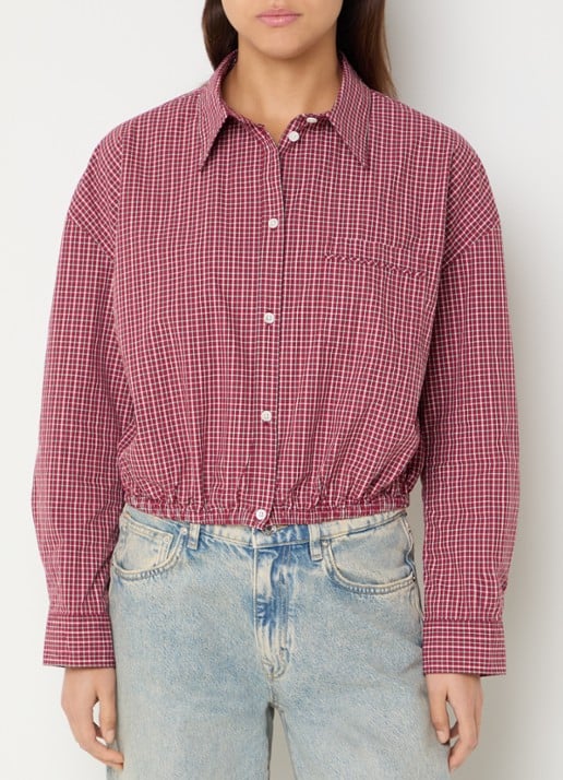 Bellerose Gemma blouse met ruitdessin