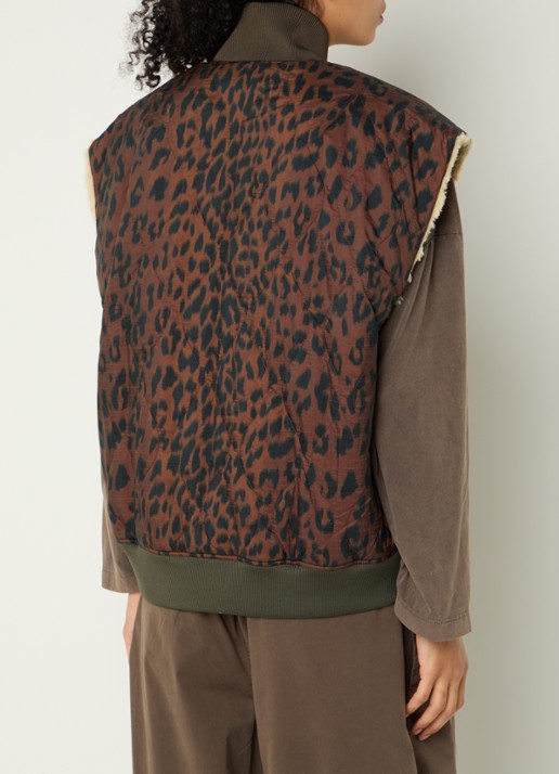 Bellerose Haalo reversible bodywarmer - achterkant 4 bruin