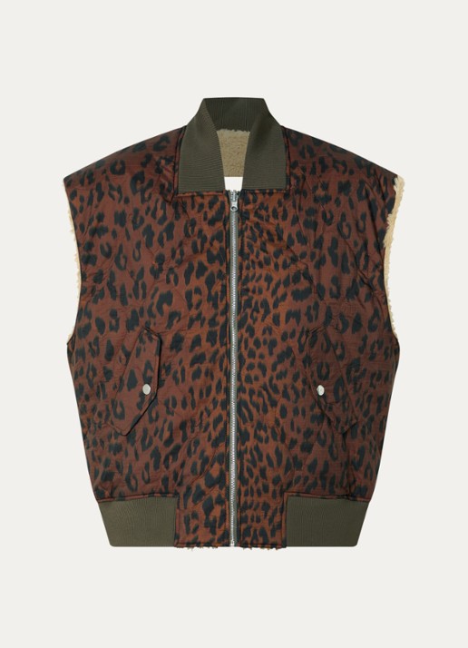 Bellerose Haalo reversible bodywarmer - voorkant bruin