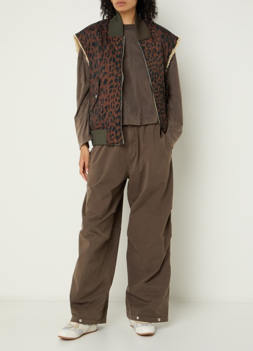 Bellerose Haalo reversible bodywarmer - voorkant 3 bruin