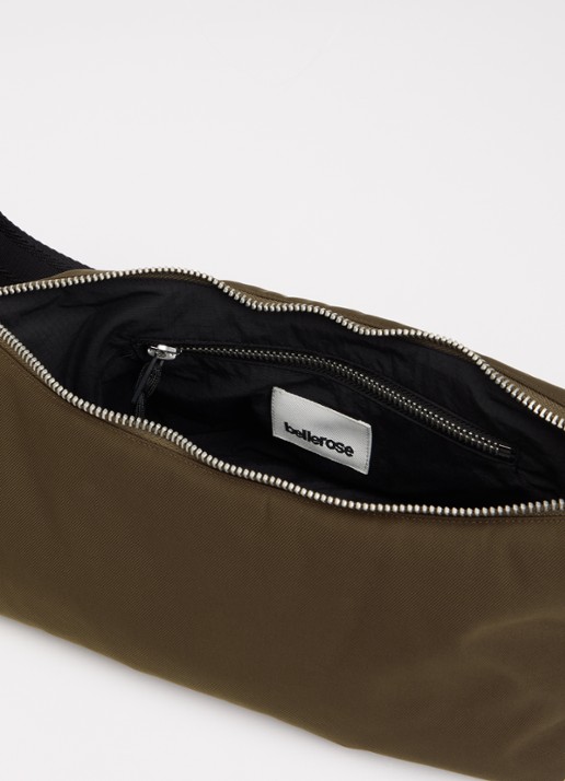 Bellerose Hane crossbodytas met verstelbare schouderriem - detail 3 bronsgroen