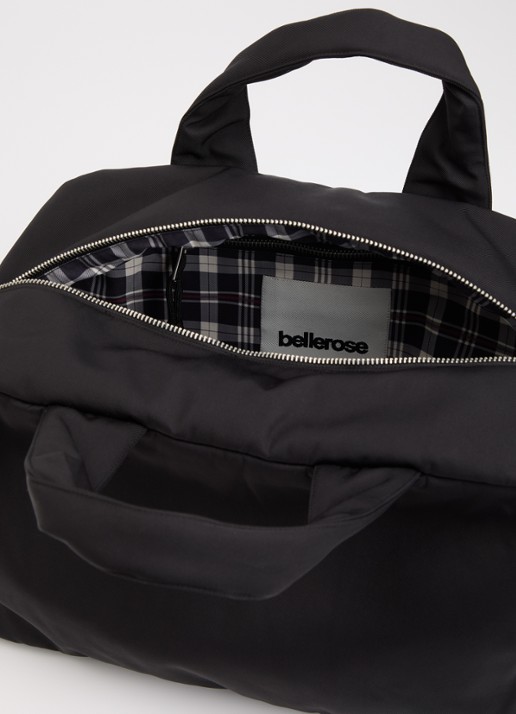 Bellerose Helton handtas met afneembare schouderriem - detail zwart
