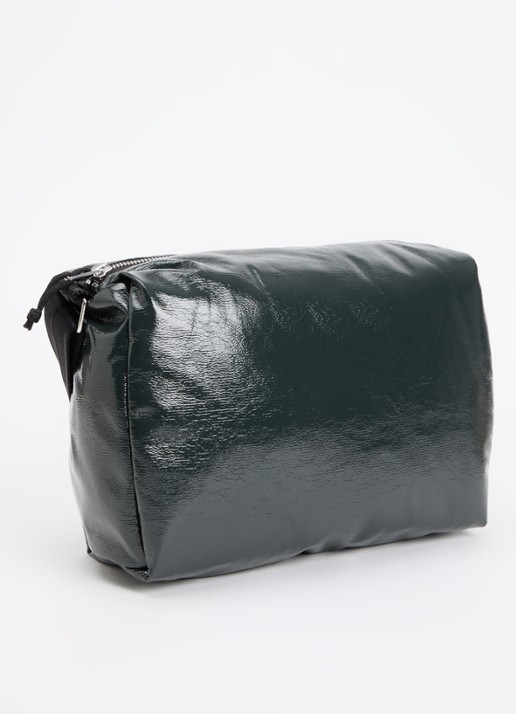Bellerose Hobbes crossbodytas met verstelbare schouderriem - achterkant antraciet