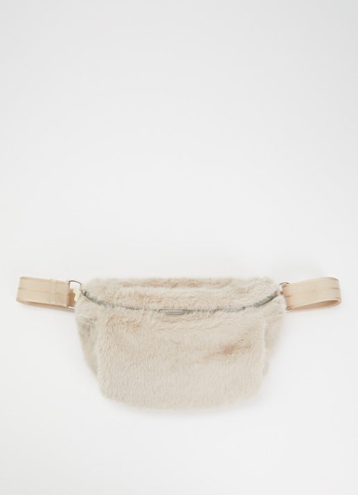 Bellerose Hoswel crossbodytas van imitatiebont met verstelbare schouderriem