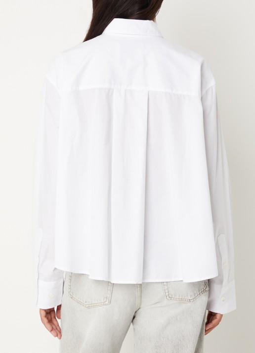 Bellerose Java blouse met logo - achterkant 3 wit