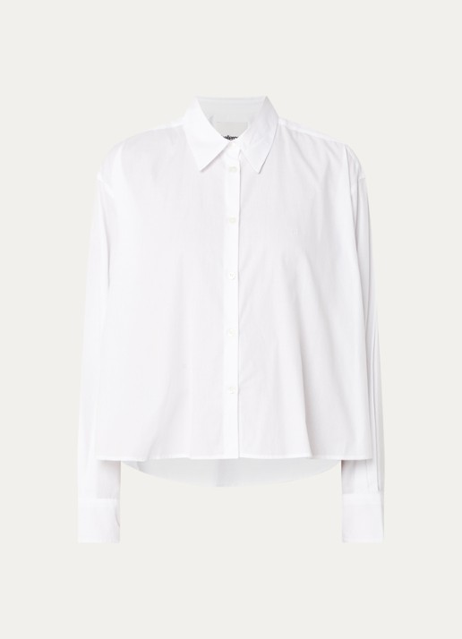 Bellerose Java blouse met logo - voorkant wit