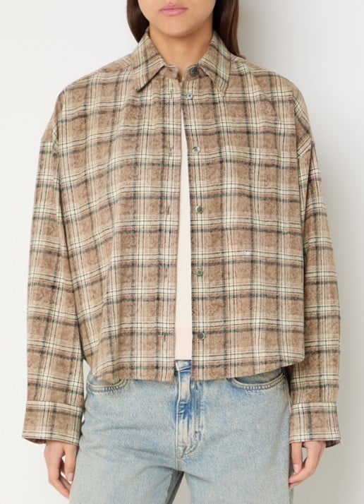Bellerose Jaxie blouse met ruitdessin