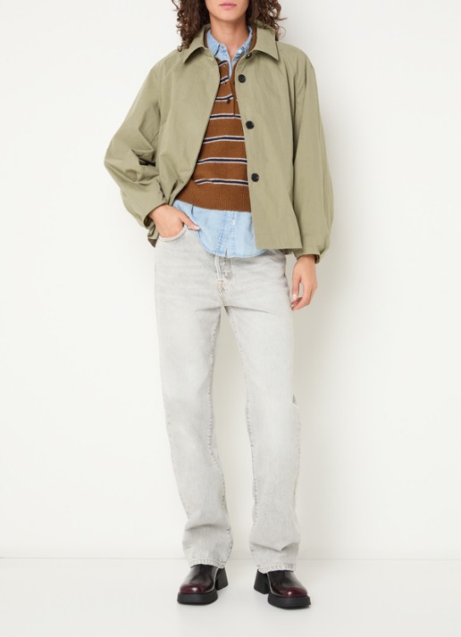Bellerose Jodie jack met steekzakken  - voorkant 4 zwart