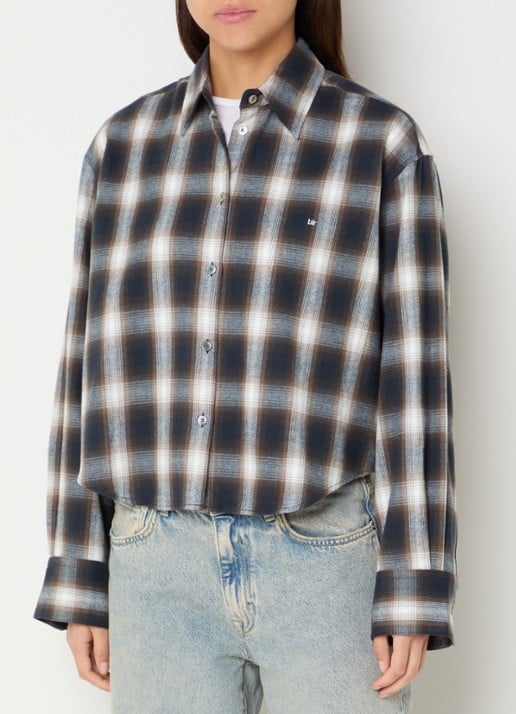 Bellerose Johan blouse met ruitdessin