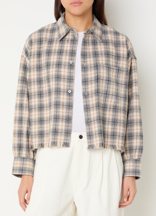 Bellerose Jonnie blouse met ruitdessin