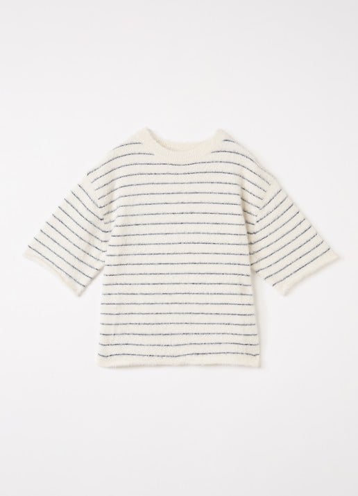 Bellerose Lisay fijngebreide trui met streepprint