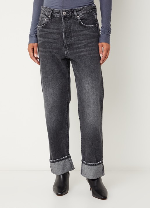 Bellerose Low waist tapered fit jeans met gekleurde wassing