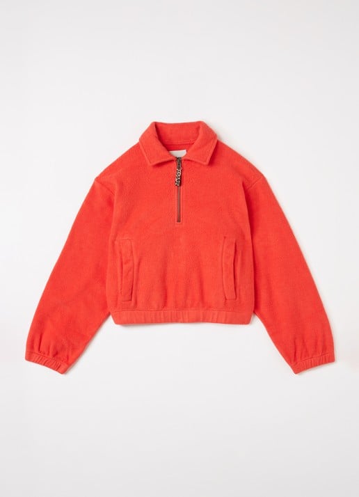 Bellerose Mazzy sweater met halve rits