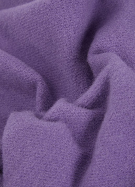 Bellerose Milan sjaal van scheerwol 120 x 35 cm - detail 2 paars