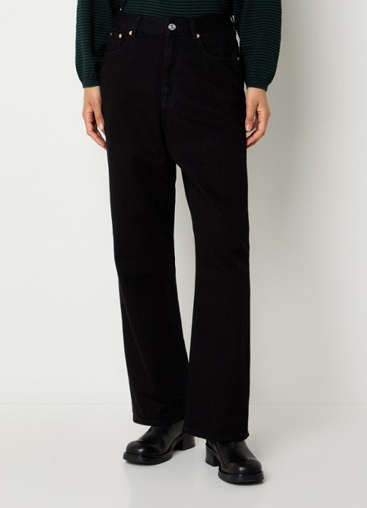 Bellerose Poker high waist wide leg jeans met gekleurde wassing