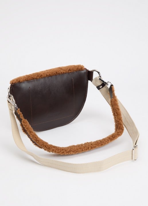 Bellerose Rosie crossbodytas met afneembare schouderriem - achterkant 4 camel