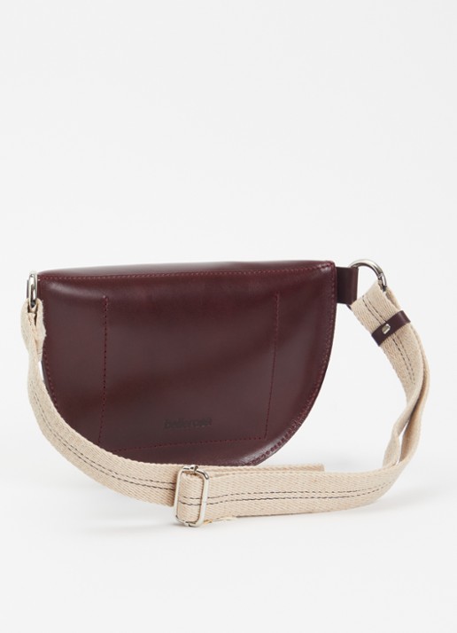 Bellerose Rosie heuptas van kalfsleer - achterkant 5 bordeauxrood