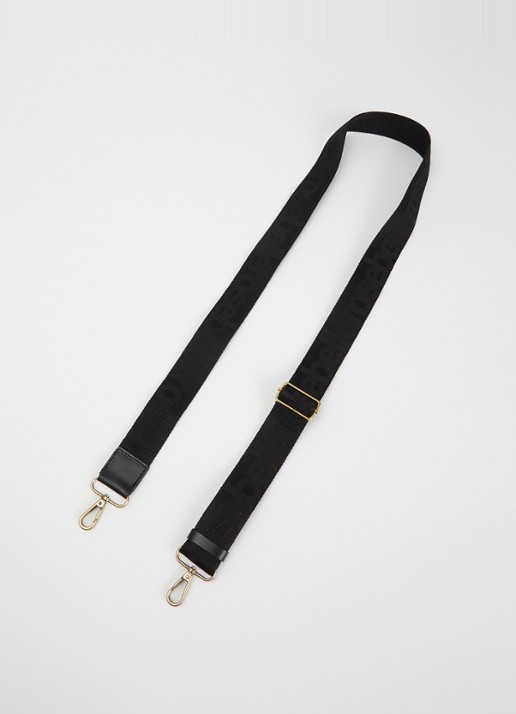 Bellerose Schouderriem met details van leer en logoprint