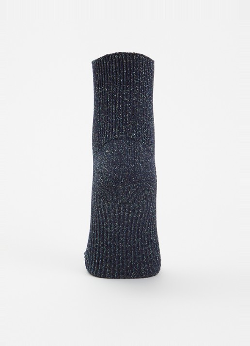 Bellerose Sokken met glitter  - voorkant 3 donkerblauw