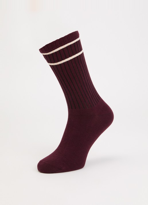 Bellerose Sokken met logo - detail 3 paars