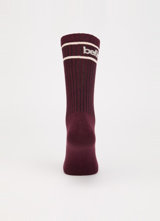 Bellerose Sokken met logo - voorkant 2 paars