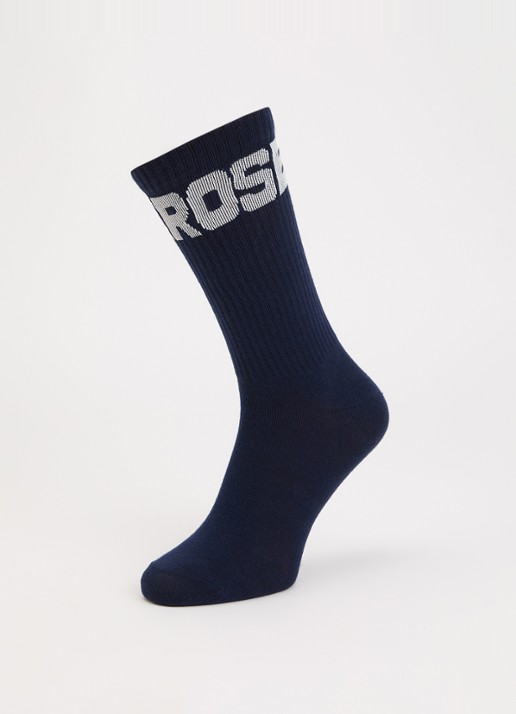 Bellerose Sokken met logo - detail 3 donkerblauw