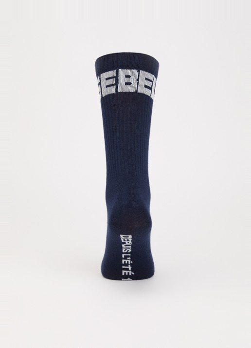 Bellerose Sokken met logo - voorkant 2 donkerblauw