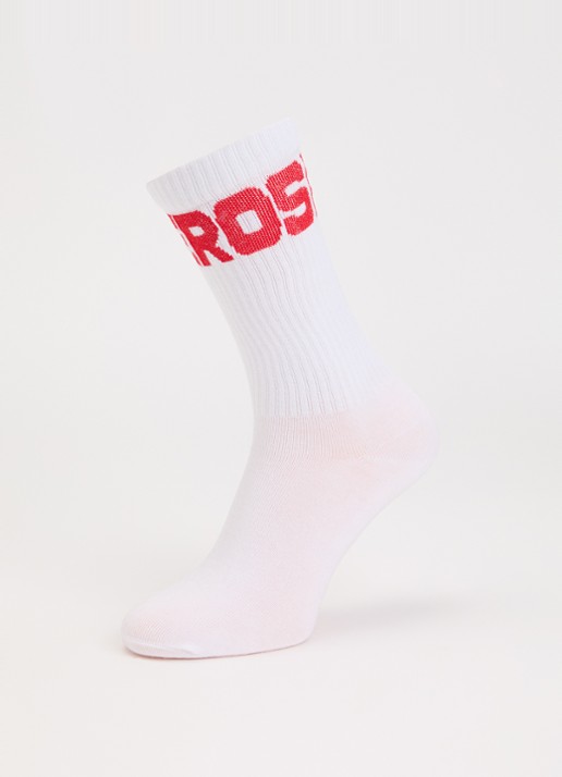 Bellerose Sokken met logo - detail wit