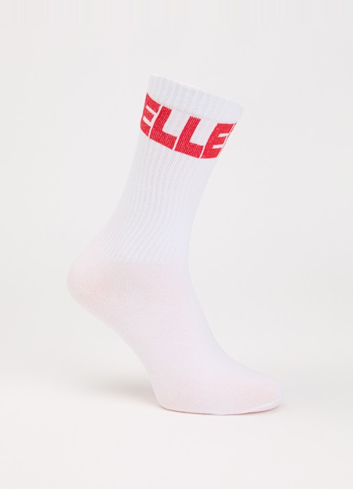 Bellerose Sokken met logo - voorkant 2 wit