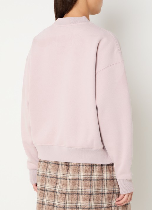 Bellerose Temi sweater met ronde hals - achterkant 3 lichtroze