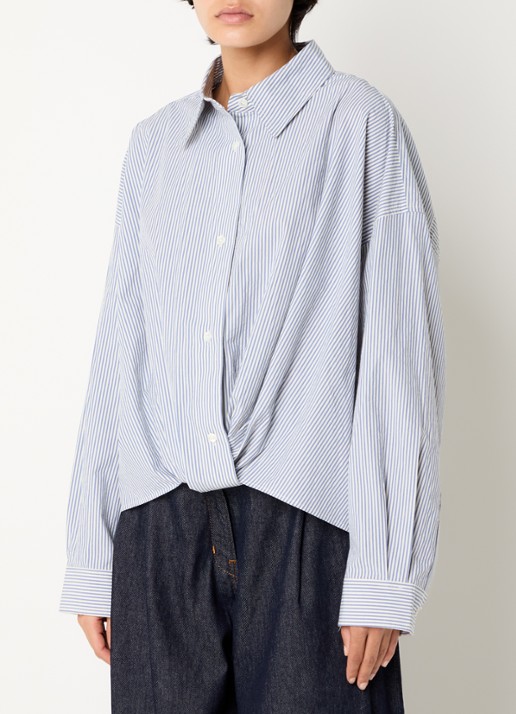 Bellerose Tonny oversized blouse met streepprint