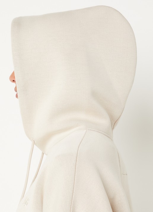 Bellerose Tood62 hoodie met logo - detail 2 creme
